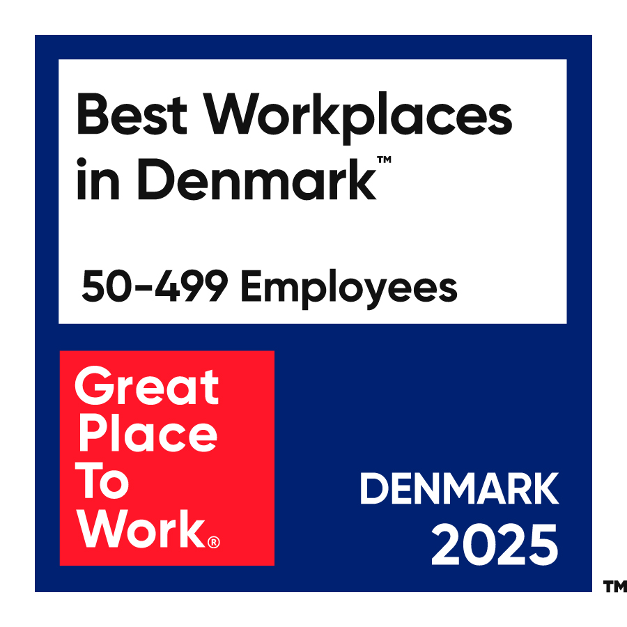 Great Place to Work 2025 certifikat badge